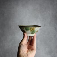 3.5寸マカイ1 三彩 点打 やちむん 陶器 榮一工房:7013033