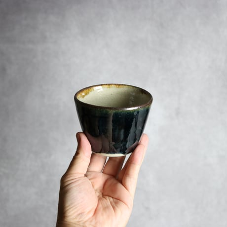 そば猪口1 呉須釉 やちむん 陶器 北窯 松田共司工房:7004031