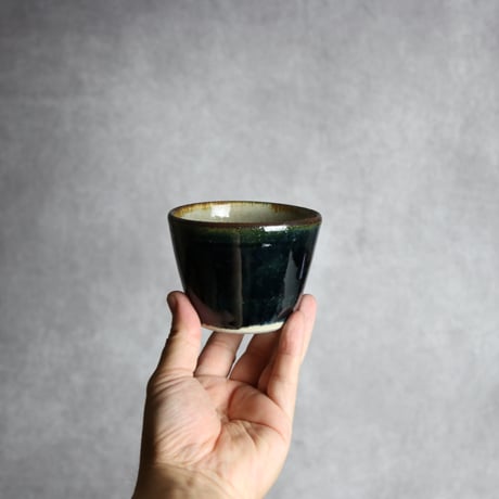 そば猪口1 呉須釉 やちむん 陶器 北窯 松田共司工房:7004031