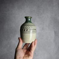 徳利1 灰緑釉 飛鉋 やちむん 陶器 北窯 松田共司工房:7004045