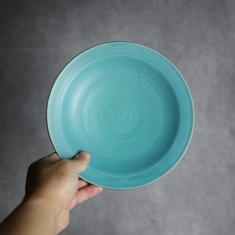 6寸皿4 トルコブルー やちむん 陶器 仁陶器工房:7023071