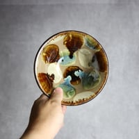 ストレート椀 貝紋2 ちむん 陶器 エドメ陶房:7201018