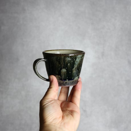 コーヒーカップ1 孔雀 やちむん 陶器 sui:7022046