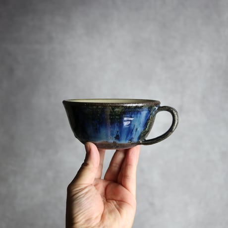 スープカップ1 孔雀 やちむん 陶器 sui:7022054