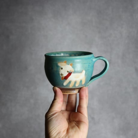 丸マグ ヤギ3 やちむん 陶器 atelier qucchane:7026039