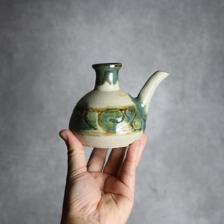 カラカラ1合2 三彩 線彫唐草 やちむん 陶器 榮一工房:7013091