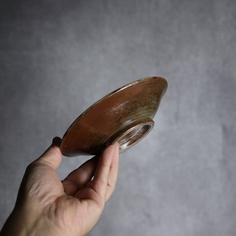 4.5寸皿1 緑釉 点打 やちむん 陶器 北窯 松田共司工房:7004005