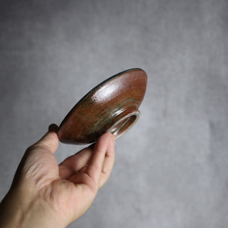 4寸皿1 呉須釉 唐草 やちむん 陶器 北窯 松田共司工房:7004004