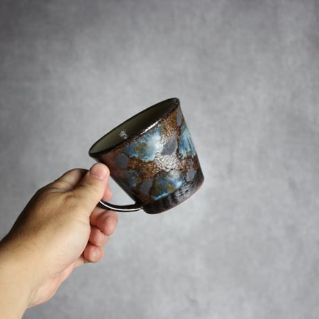 コーヒーカップ1 黒シリーズ やちむん 陶器 sui:7022007
