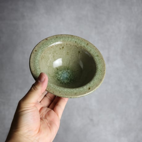 しのぎ小鉢 大1 灰釉 やちむん 陶器 仁陶器工房:7023078