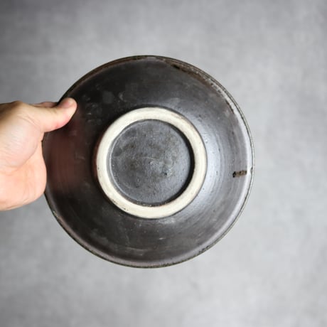 6寸皿1 呉須釉 唐草 やちむん 陶器 榮一工房:7013016
