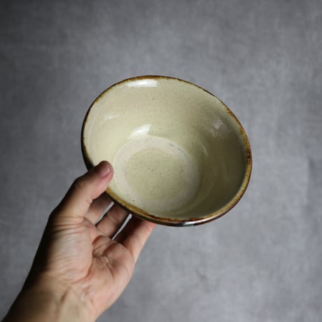 5寸マカイ1 三彩 点打 やちむん 陶器 北窯 松田共司工房:7004022