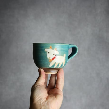 丸マグ ヤギ7 やちむん 陶器 atelier qucchane:7026039