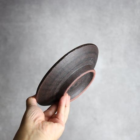 6寸皿1 黒シリーズ やちむん 陶器 sui:7022004
