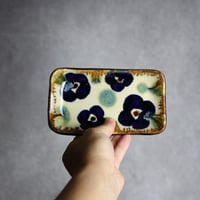 豆ロング2 花紋 やちむん 陶器 エドメ陶房:7201025