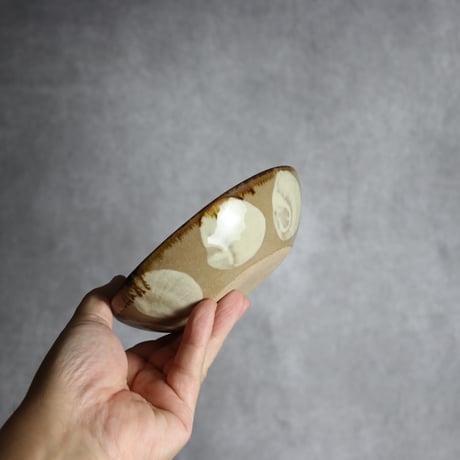 小鉢1 三彩丸紋 やちむん 陶器 エドメ陶房:7201001