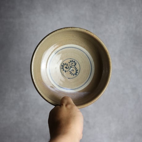 平鉢 小1 唐草 やちむん 陶器 仁陶器工房:7023085