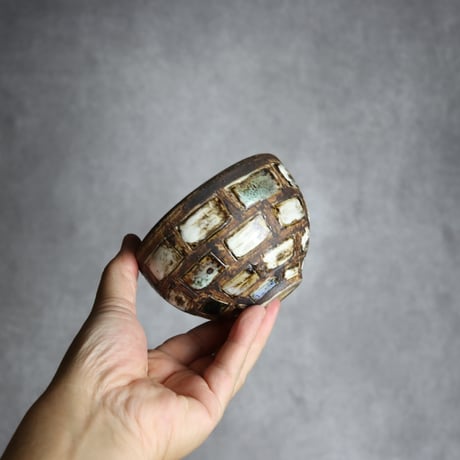 絵付けロックカップ2 やちむん 陶器 田村聡士 mano619:7018025