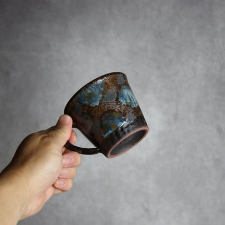 コーヒーカップ1 黒シリーズ やちむん 陶器 sui:7022007
