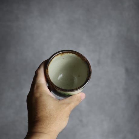 湯呑1 三彩 点打 やちむん 陶器 榮一工房:7013078