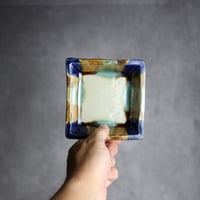 角皿1 三彩 やちむん 陶器 漂窯:7010019