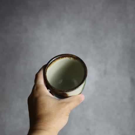 湯呑1 三彩 点打 やちむん 陶器 榮一工房:7013078