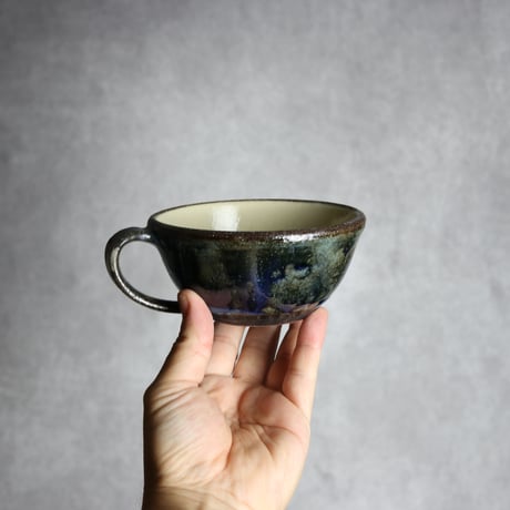 スープカップ1 孔雀 やちむん 陶器 sui:7022054