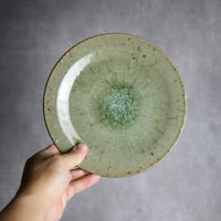 6寸皿1 灰釉 やちむん 陶器 仁陶器工房:7023005