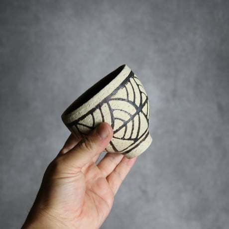 ロックカップ 柄8 やちむん 陶器 田村聡士 mano619:7018018