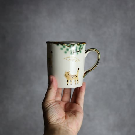トールマグ ヤマネコマングローブ やちむん 陶器 atelier qucchane:7026045