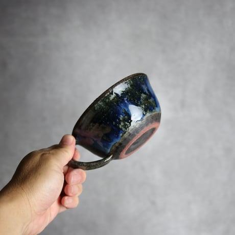 スープカップ1 孔雀 やちむん 陶器 sui:7022054