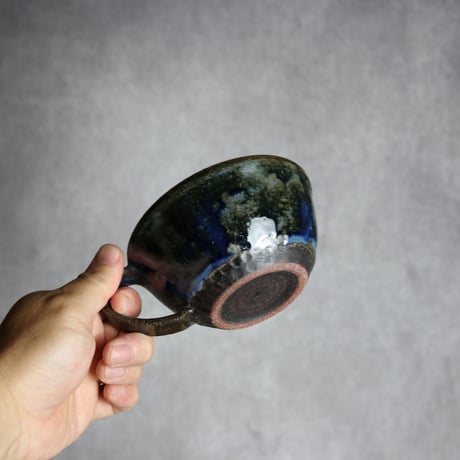 スープカップ1 孔雀 やちむん 陶器 sui:7022054