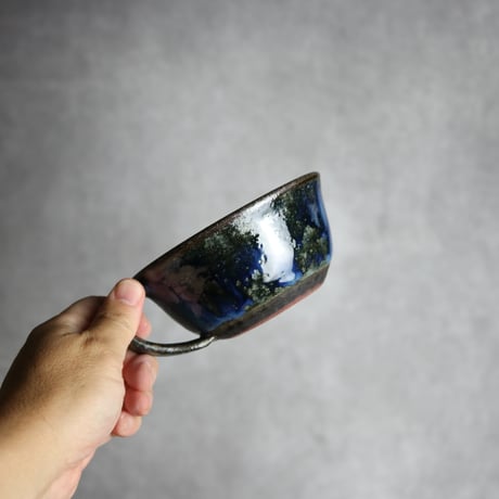スープカップ1 孔雀 やちむん 陶器 sui:7022054