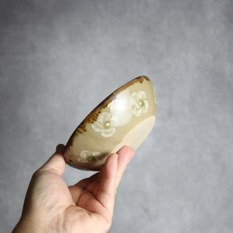 小鉢 花紋1 やちむん 陶器 エドメ陶房:7201001