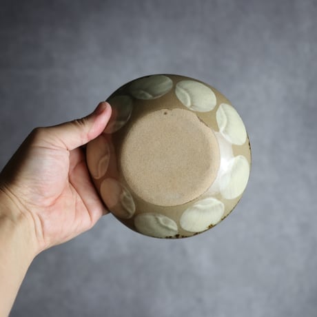 小鉢4 青丸紋 やちむん 陶器 エドメ陶房:7201001