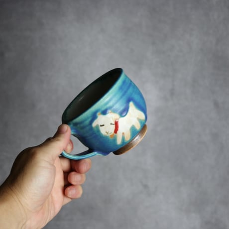 丸マグ ヤギ5 やちむん 陶器 atelier qucchane:7026039