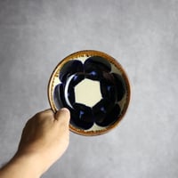 小鉢4 青丸紋 やちむん 陶器 エドメ陶房:7201001
