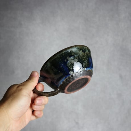 スープカップ1 孔雀 やちむん 陶器 sui:7022054