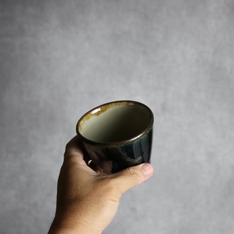 そば猪口1 呉須釉 やちむん 陶器 北窯 松田共司工房:7004031