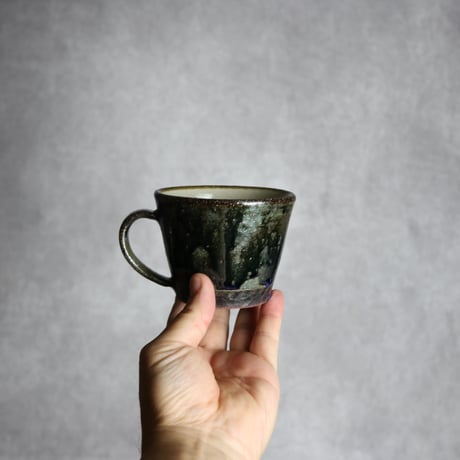 コーヒーカップ1 孔雀 やちむん 陶器 sui:7022046