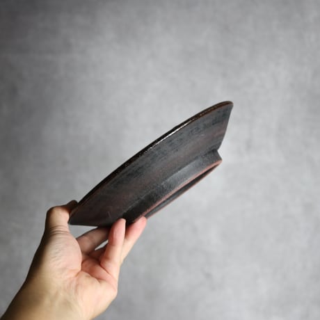 7寸皿1 孔雀 やちむん 陶器 sui:7022044