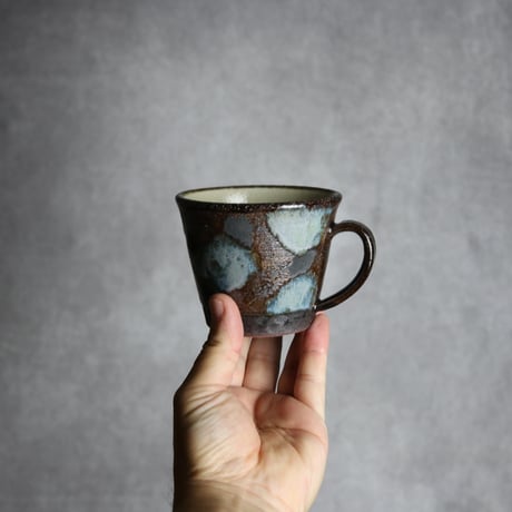 コーヒーカップ1 黒シリーズ やちむん 陶器 sui:7022007