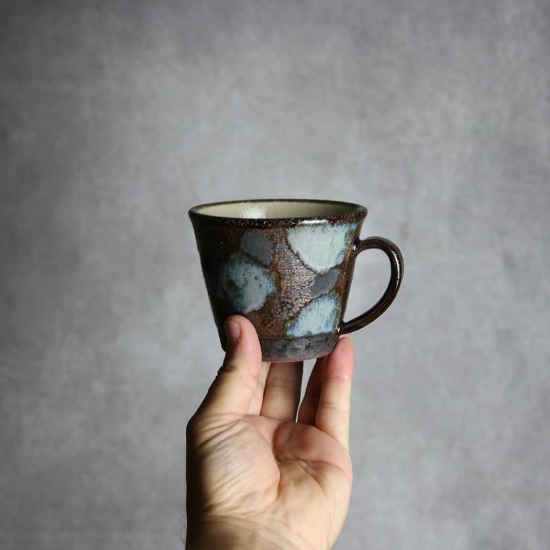 コーヒーカップ1 黒シリーズ やちむん 陶器 sui:7022007 | MADE IN OK