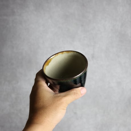 そば猪口1 呉須釉 やちむん 陶器 北窯 松田共司工房:7004031