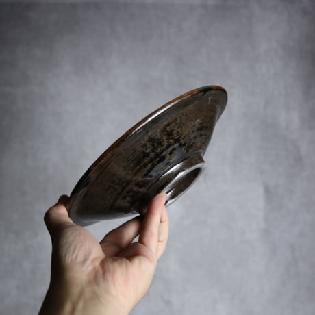 6寸皿1 三彩 双葉 やちむん 陶器 北窯 松田共司工房:7004008