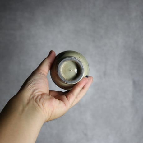 湯呑1 呉須釉 点打 やちむん 陶器 北窯 宮城正享工房:7005034