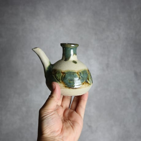 カラカラ1合2 三彩 線彫唐草 やちむん 陶器 榮一工房:7013091