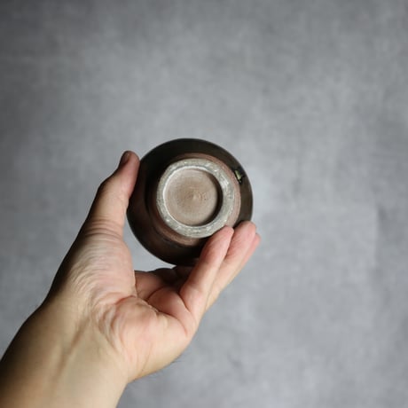 油壺小1 黒 掛釉 やちむん 陶器 北窯 松田共司工房:7004051