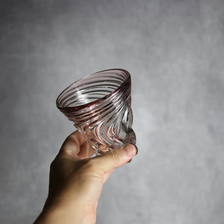 S.モールグラス パープル 琉球ガラス 工房清天:7102051