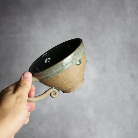 スープカップ2 灰釉 やちむん 陶器 仁陶器工房:7023037